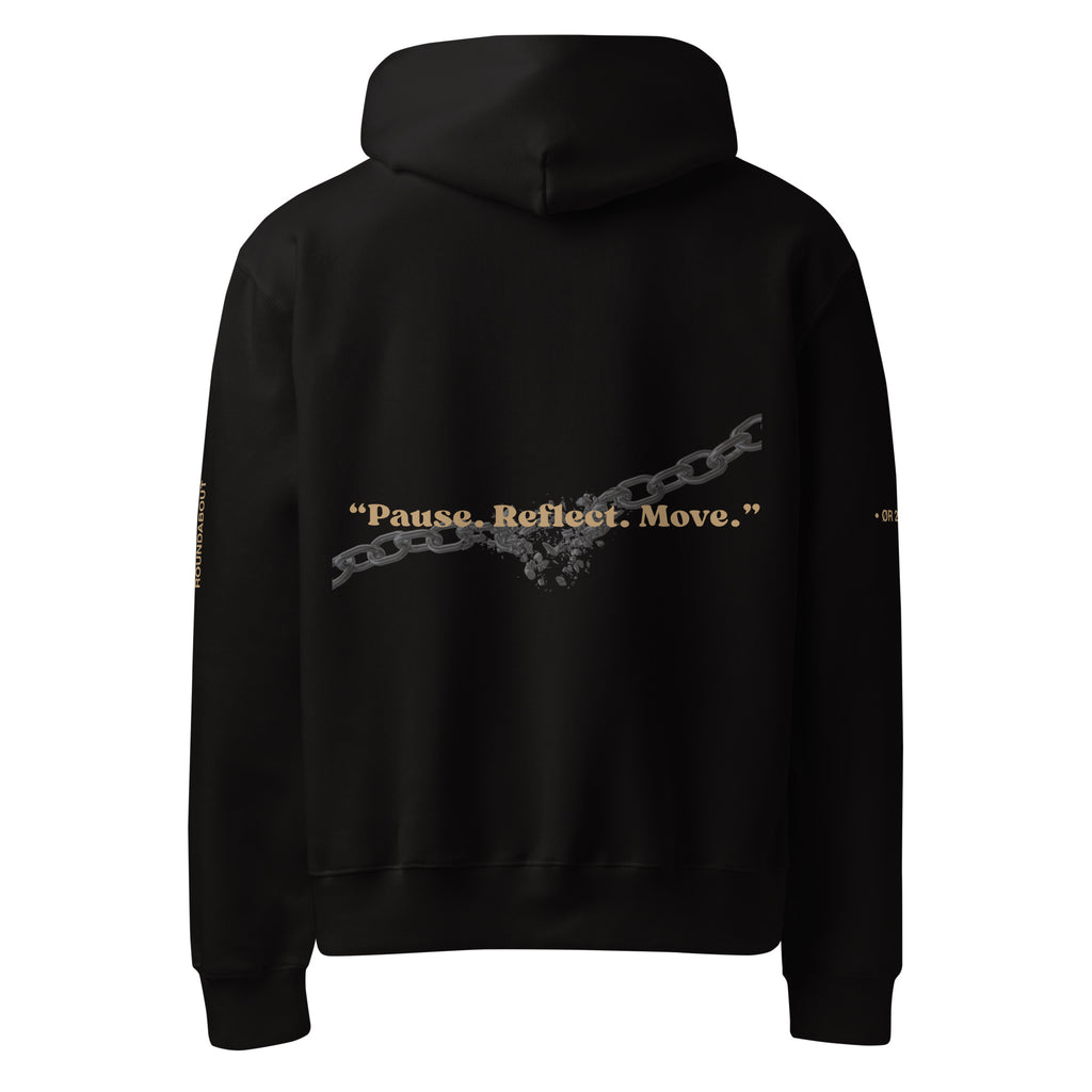 Pause. Reflect.Move. | Oversized Hoodie